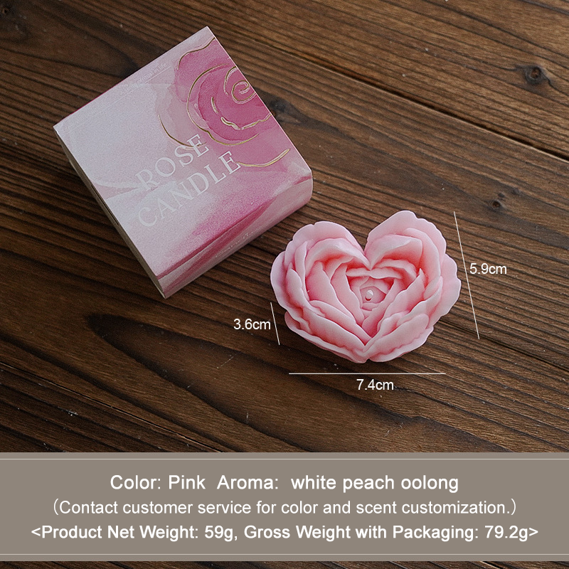 สีชมพู (กลิ่น: อูหลงพีชสีขาว)