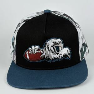 Individuell Bestickte Wasserdichte Atmungsaktive Baseball-Kappe - Unisex Ganzjahres-Sportliche Snapback für American-Football-Fans - Product Image 2