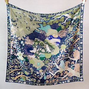 90x90cm 14 Momme Twill Mulberry <b>Silk</b> <b>Square</b> <b>Scarf</b>, New Arrival Wholesale Women Fashion Shawl Neck - Product Image 4