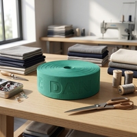 Bande élastique jacquard personnalisée en nylon et polyester pour vêtements, sacs, chaussures et textiles de maison