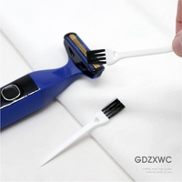Brosse de nettoyage de cuisine à pointe, accessoires de nettoyage, petit grattoir à poils PBT blancs et noirs, 11 couleurs, gadget domestique