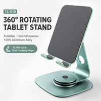 Support de tablette en métal CNC, support de bureau ergonomique réglable pour Samsung Tab Kindle, pliable, portable, vente en gros B2B