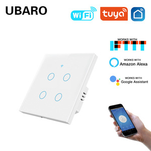 Interruptor Inteligente Wifi Ubaro de 86 mm, Estándar del Reino Unido, Panel Táctil, Control Remoto, Asistente de Voz, Compatible con Alexa y Google - Product Image 4