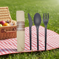 Couverts compostables BPI ASTM D6400 en PLA CPLA (couteau, cuillère, fourchette) écologiques pour les fêtes