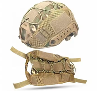 Couverture de casque tactique de camouflage résistant à l'usure de haute qualité, couverture de casque réglable pour l'équipement extérieur de sécurité de défense