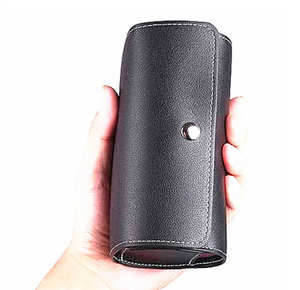 מכירה לוהטת 7 יום 28 מקרה צבעוני גלולת תיבת מארגן בעור עור מפוצל תיק גדול שבועי גלולת נסיעות ארגונית 4 זמן יום - Product Image 5