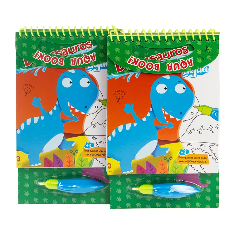 Gran oferta libro de pintura de Color agua muy interesante para niños, libro de juguete de pintura de Color agua Doodle