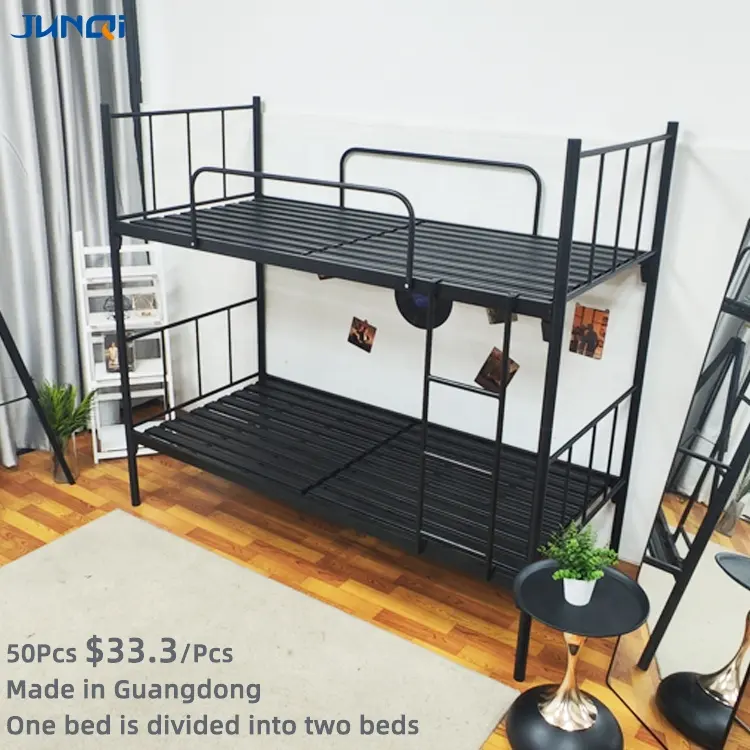 Factory OEM ODM customize stable structure single style metal iron beds queen king kids adult metal iron bunk bed frame