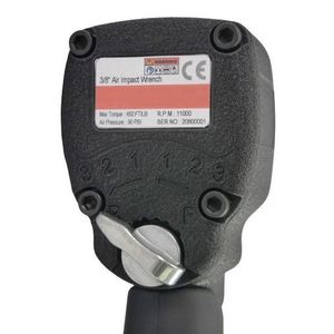 Llave de impacto neumática de doble martillo personalizada con mango de escape de 3/8" y 450 Ft.Lb (610 Nm) - Product Image 5