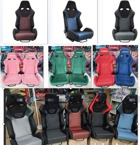 JBR1099 Siège Baquet de Course Universel Noir en Daim de Haute Qualité, Réglable, en Cuir PVC, pour Simulateur de Véhicule ou Voiture Modifiée - Product Image 2