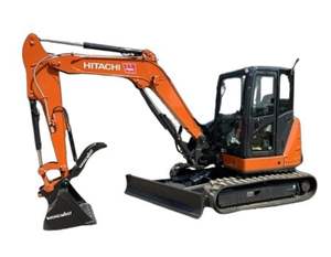 Mini-excavatrice hydraulique sur chenilles d'occasion Hitachi ZX60, 6 tonnes, avec moteur, boîte de vitesses, capacité de la benne de 0,3 m³, origine Japon - Product Image 1