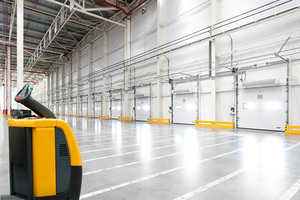 <span class=keywords><strong>Porte</strong></span> Industrielle Sectionnelle Verticale Électrique à Grande Vitesse en Alliage d'Aluminium Isolée pour Atelier Commercial Moderne - Product Image 3