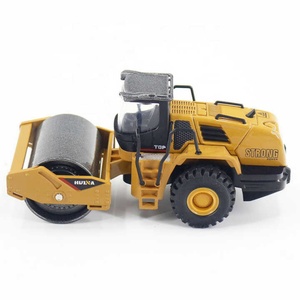 SJY-1815 1:60 Die-cast Engineering Construction <b>Cars</b> <b>Model</b> Die Cast <b>Toys</b> Mini Diecasting Roadroller Diecast Road Roller Trucks - Product Image 4