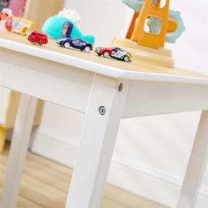 Tavolo per bambini e sedie Set tavolo da scrivania per bambini con 2 sedie sgabelli Set per bambini in età prescolare ragazzi e ragazze attività costruire il gioco - Product Image 3