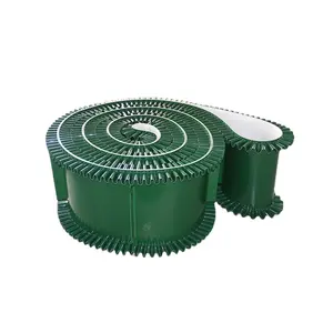 Verde PVC T-tipo di anti slip parete laterale deflettore materiale nastro trasportatore su misura dal produttore