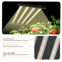 Lampe de culture LED Trilite 520W à spectre complet, dimmable, 4 barres réglables, pour semis, légumes, fleurs, culture hydroponique intérieure