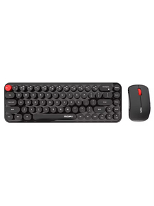 Hot Selling Wireless <b>Keyboard</b> And Mouse Set Retro Round Key Office <b>Cute</b> Compact And High Aesthetic <b>Keyboard</b> - Product Image 2