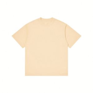 Ropa básica de alta calidad, camisetas de algodón Pima de gran tamaño de verano de Color sólido para mujer, ropa informal - Product Image 3