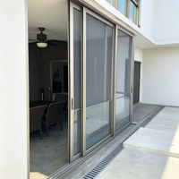KOJOON Moustiquaires coulissantes en aluminium pour portes et fenêtres, moustiquaire anti-insectes sur mesure, fenêtres en aluminium étanches pour salle de bain, fenêtre coulissante pour la maison