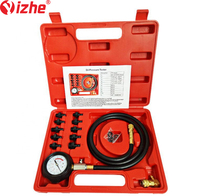Kit de test de compression professionnel YIZHE, manomètre de pression d'huile moteur 0-140 PSI pour outils de réparation de carrosserie automobile