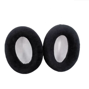 Housse de coussin de remplacement en velours, coussinets d'oreille en mousse éponge pour <span class=keywords><strong>Sennheiser</strong></span> <span class=keywords><strong>HD650</strong></span> HD600 - Product Image 3