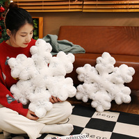 Coussins et oreillers personnalisés, oreiller flocon de neige pour chambre à coucher, pour chaise, doux et confortable
