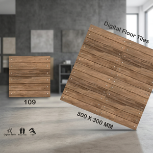 300x300mm brun foncé imprimé numérique céramique 30x30 carreaux de sol émaillés 12x12 16x16 40x40 400x400 meilleur prix - Product Image 3