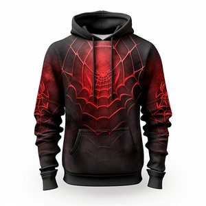 Fitspi Araignée Sweats Hommes 3d Araignée Imprimer Automne Cosplay Motif Surdimensionné À Capuche Hip Hop Tendance Harajuku Streetwear - Product Image 5