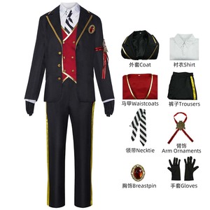 Costume <span class=keywords><strong>de</strong></span> cosplay pour hommes Twisted Wonderland Heartslabyul Ace Trappola Deuce Spade Trey Clover GAHC-040 - Product Image 2