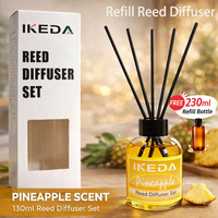 Grensoverschrijdende rookvrije aromatherapie fruitgeurende etherische olie IKEDA merk huishoudelijk gebruik langdurige rietdiffuser set navulling