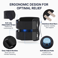 Genouillère ajustable pour hommes et femmes, soutien de compression et soulagement de la douleur pour la médecine sportive