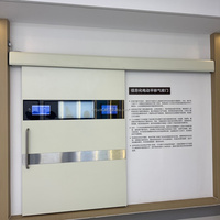 Puerta Corredera Eléctrica de Acero Inoxidable para Uso Comercial, Industrial, Almacenes, Fábricas, Hospitales y Talleres, con Certificación CE e ISO