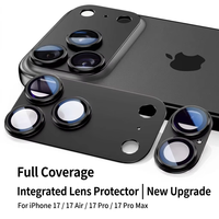 Protection d'objectif d'appareil photo en verre trempé anti-reflet et anti-traces de doigts 9H pour iPhone 17 Pro Max (vente en gros)