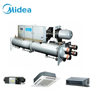 Midea resfriador de água de 150ton, resfriador de ar industrial com parafuso de refrigeração