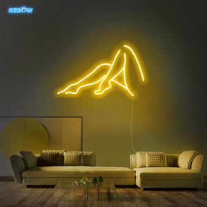 Rebow-letrero de neón para publicidad, accesorio de 50CM de ancho, con patas femeninas, personalizado, para Shopify - Product Image 6