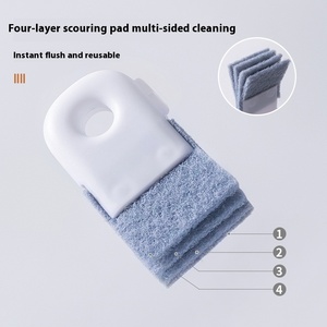 Brosse de nettoyage PP pour interstices de fenêtre, outil ménager de cuisine pour le nettoyage des surfaces difficiles d'accès - Product Image 2