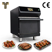 Four à convection infrarouge rapide commercial NT-P16T, nouveau modèle, commande tactile, porte française, écran LED, économie d'énergie