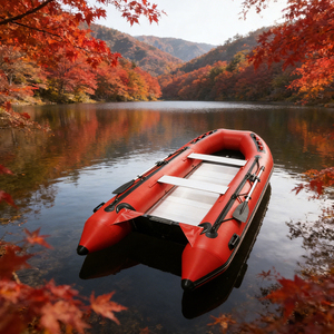 Mini Bote Inflable Fácil de Transportar, Bote Inflable de Casco Rígido, Bote de Asalto Inflable para un Transporte Sencillo - Product Image 1