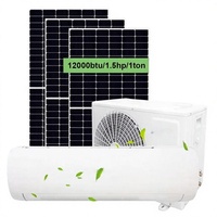 AC Tenaga Surya 48V DC Langsung dari Pabrik 12000BTU 1.5HP Unit AC Split 100% Tenaga Surya Pendingin Pemanas untuk Penggunaan Rumah Tangga