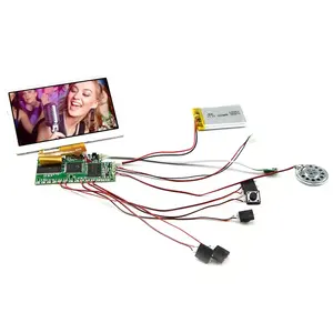 5.5 "7" lcd A4 A5 Micro usb ou usb c carregamento port placa de vídeo brochura módulos Exibir Componentes Módulo TFT Lcd com espuma EVA