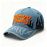 Gorras de Papá de Alta Calidad al por Mayor, Personalizadas, Minimalistas, con Logotipo Bordado, de Algodón Lavado, Unisex, Vintage, Casuales, de 5 Paneles, Sin Estructura