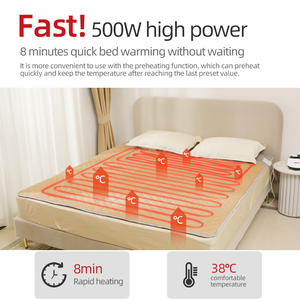 Couverture polaire de sécurité intelligente avec contrôle de la température pour le chauffage de l'eau coussin chauffant <span class=keywords><strong>matelas</strong></span> pour chauffe-eau - Product Image 4