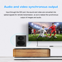 Émetteur-récepteur optique vidéo 3G-SDI de qualité professionnelle, mini-extenseur de fibre SDI avec prise en charge Tally RS-485, compatible HD 1080P, connecteur LC -10dBm