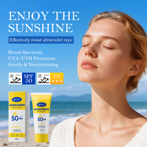 ครีมกันแดดเซราไมด์กลีเซอรีน สูตรเฉพาะสำหรับแบรนด์ส่วนตัว (OEM) SPF50+ ปกป้องผิวจากรังสี UVA UVB ทุกย่านความถี่ เนื้อบางเบา ซึมซาบเร็ว - Product Image 2