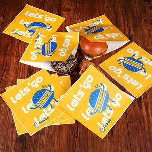 Bolsa de Papel Laminado Grueso Antiaceite para Papas Fritas, Donas, Hamburguesas, Alimentos Envasados, Bolsa Desechable para Empacar Refrigerios - Product Image 3