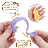 Panwenbo - Kit de Arcilla Mágica para Modelar, Suave y No Pegajosa, 24/36 Colores, 10 g, Arcilla de Colores para Moldear, Set de Arcilla para Esculpir, Arcilla de Secado al Aire para Niños