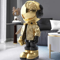 Statue d'astronaute en résine pour table, figurine de dessin animé avec étoile, pour décoration intérieure d'hôtel et de magasin