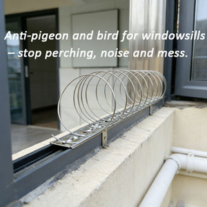 304 Stainless Steel <strong>Bird</strong> Spikes - Spiral Design Anti-Perching Set, 18 cm - Product Image 6