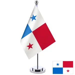 Пользовательские настольные панамские настольные флаги кампания баннер Национальный флаг