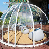 Sonoff — dôme Transparent et populaire, hôtel, café, Restaurant, étoile rotative, pied libre, 5.5m x 3.3m, PC, maison verte